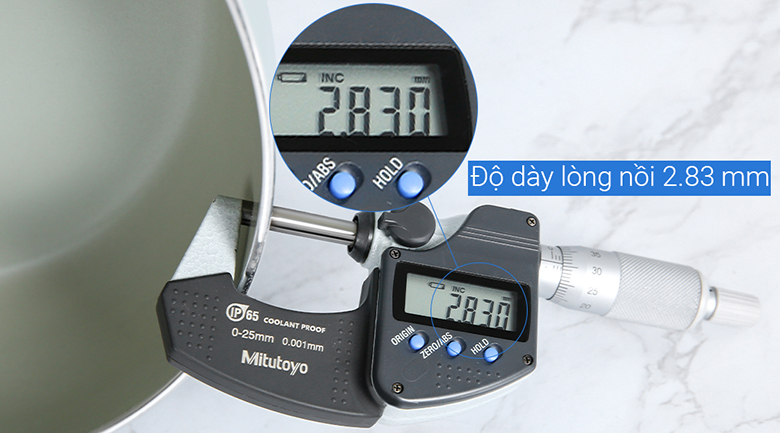 Độ dày - Chảo nhôm chống dính 26cm Elmich Harmonia EL-3781 Độ dày - Chảo nhôm chống dính 26cm Elmich Harmonia EL-3781