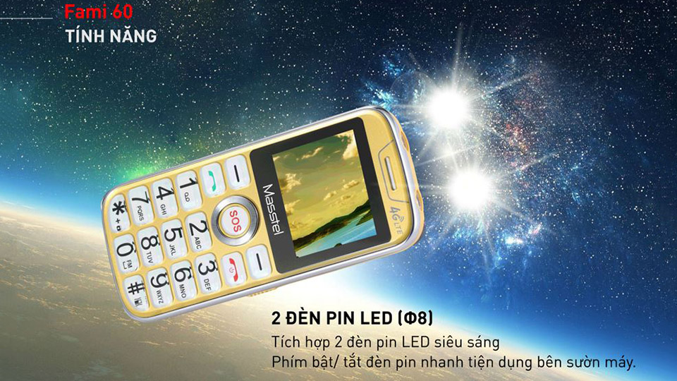 Hỗ trợ tới hai đèn pin LED soi sáng 1