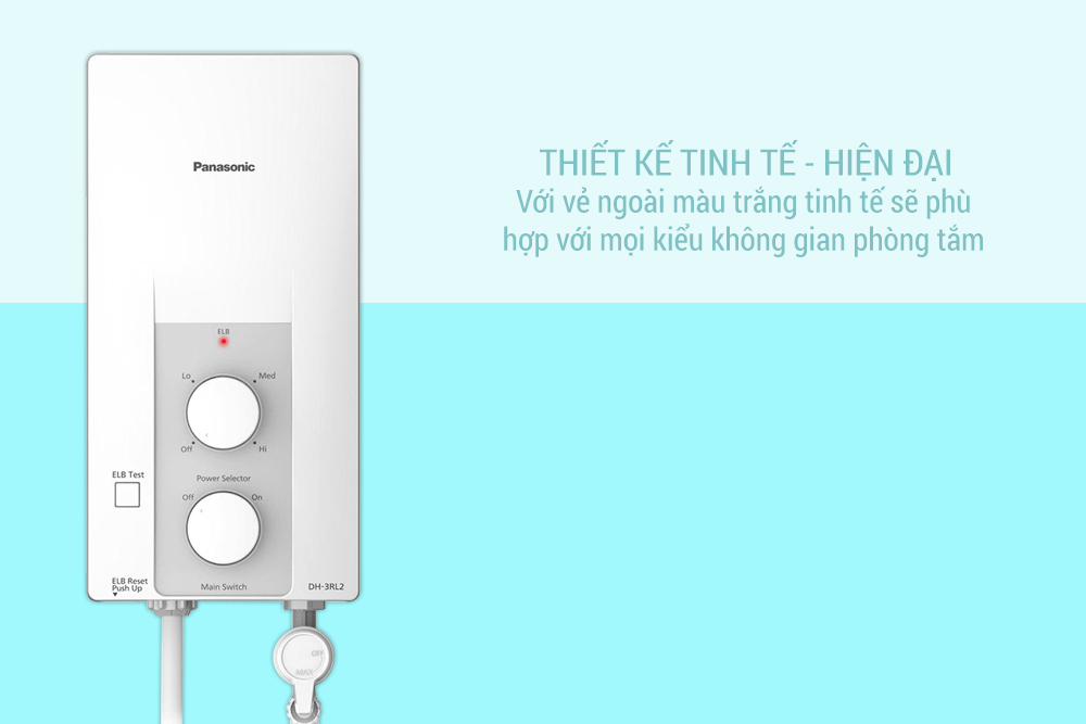 Máy Nước Nóng Trực Tiếp Không Bơm Panasonic DH-3RL2VH (3500W)