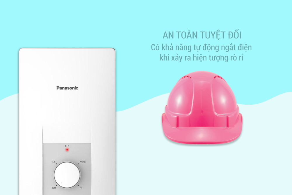 Máy Nước Nóng Trực Tiếp Không Bơm Panasonic DH-3RL2VH (3500W)